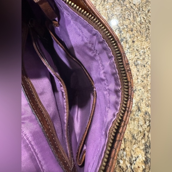 Jessica Simpson Brown and Purple crossbody Bag - Picture 6 of 9